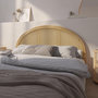 Voir la diapositive 2 : Rendez vous déco Tête de lit 160 cm en rotin et cannage-Néora