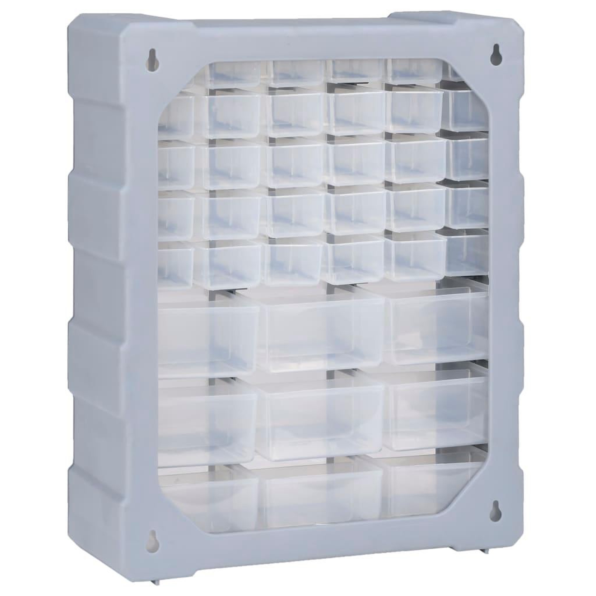 Voir la diapositive 4 : VIDAXL Organisateur multi-tiroirs avec 39 tiroirs 38x16x47 cm