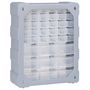 Voir la diapositive 4 : VIDAXL Organisateur multi-tiroirs avec 39 tiroirs 38x16x47 cm