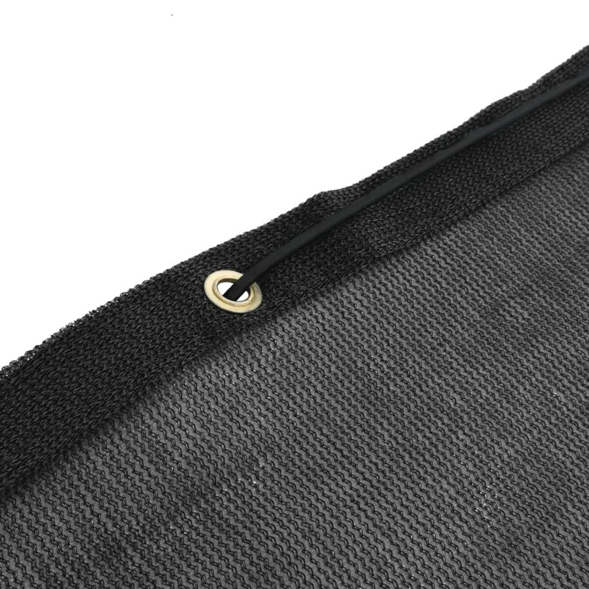 VIDAXL Filet pour remorque PEHD 1,5 x 2,7 m Noir