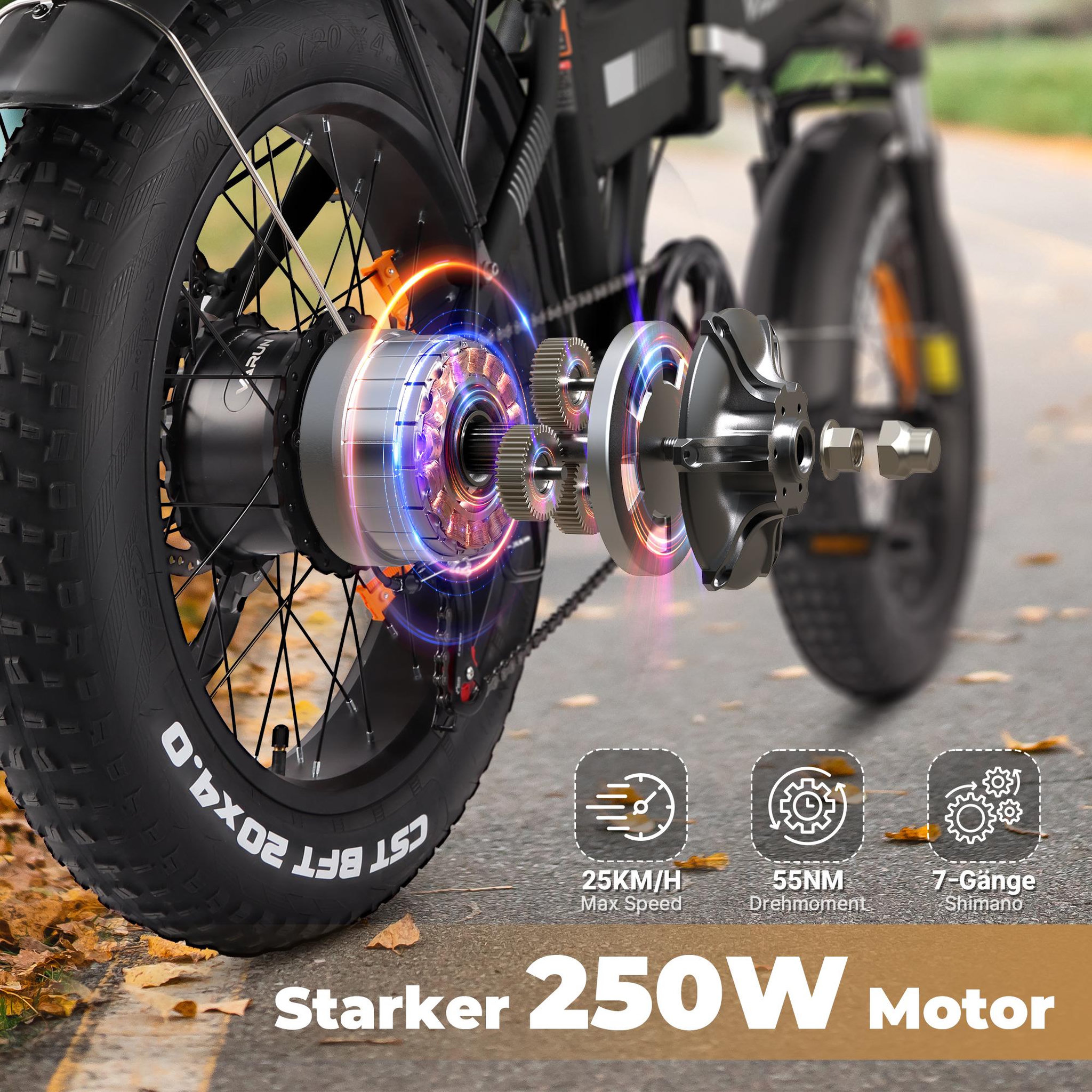 Voir la diapositive 6 : VARUN Vélo électrique urbain pliable varun s20-1