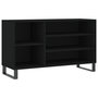 Voir la diapositive 2 : VIDAXL Armoire a chaussures Noir 102x36x60 cm Bois d'ingenierie