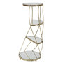 Voir la diapositive 1 : Paris Prix Table d'Appoint 4 Niveaux  Twisty  86cm Or