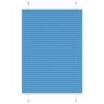 VIDAXL Store plisse bleu 85x150 cm largeur du tissu 84,4 cm polyester