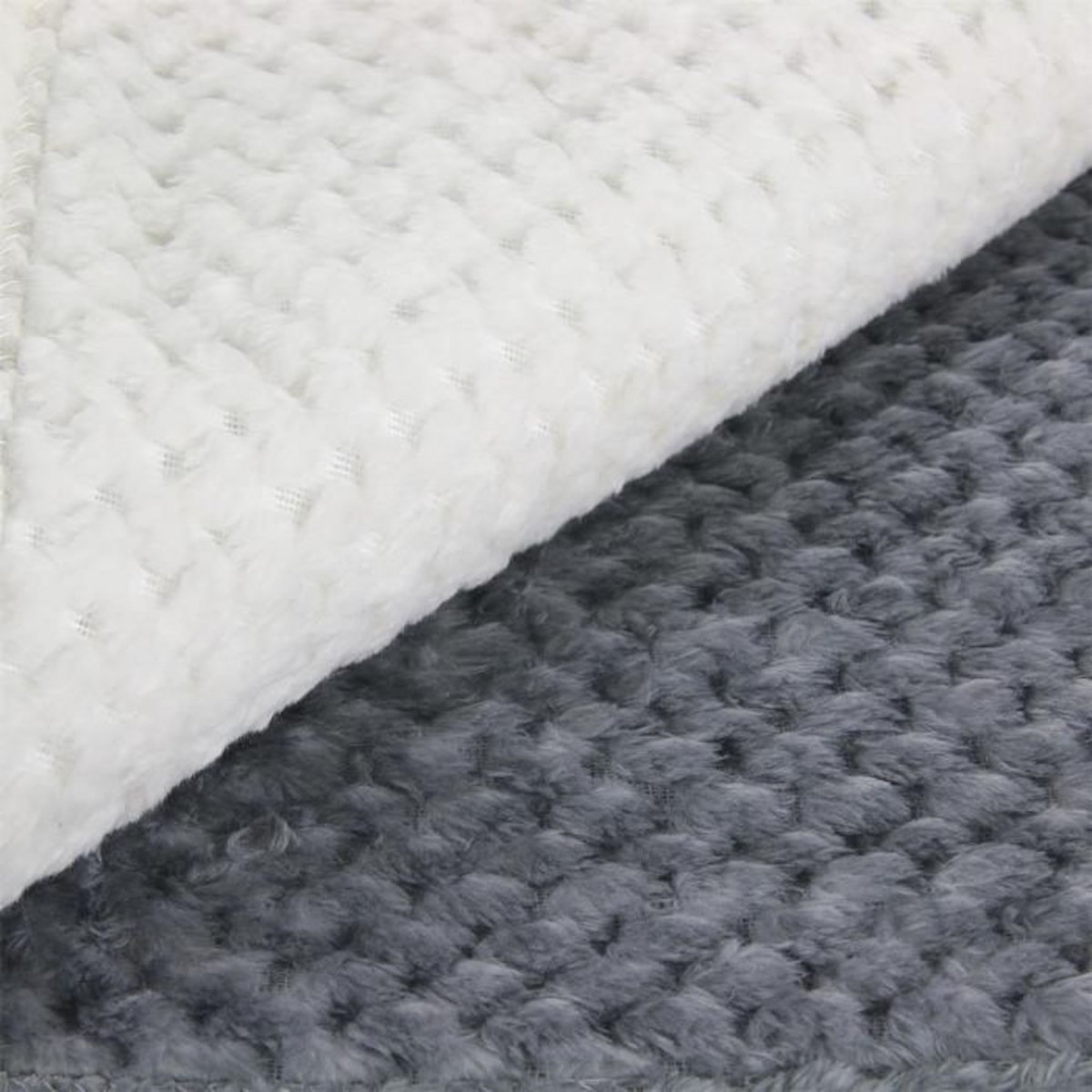 Paris Prix Plaid Déco  Tie and Dye  150x200cm Gris