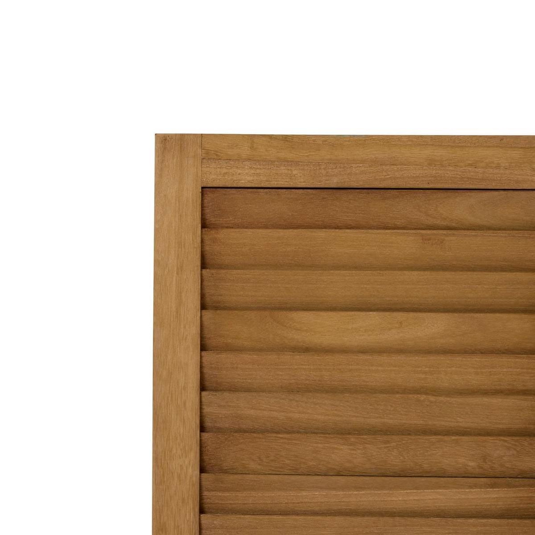 Voir la diapositive 2 : ATMOSPHERA Paravent 3 panneaux en bois  camila  120x170cm marron