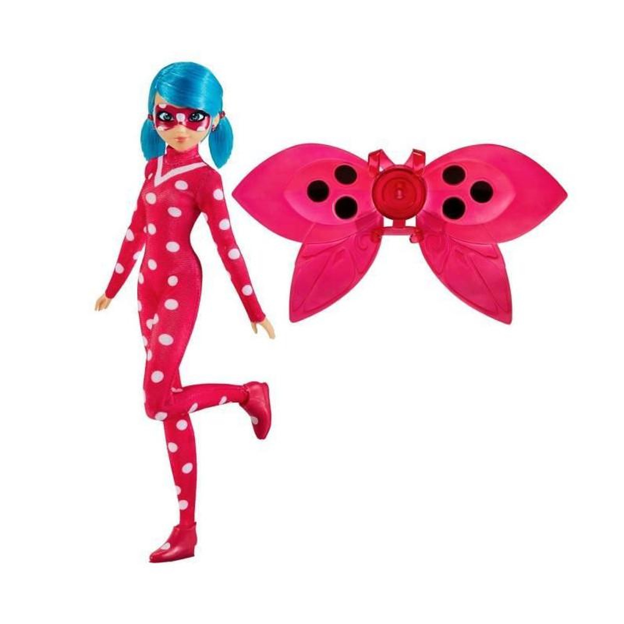 Voir la diapositive 5 : BANDAI Poupée mannequin articulée BANDAI - Miraculous - Poupée Miraculous - Cosmobug - 26 cm - P50017