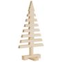 Voir la diapositive 2 : VIDAXL Arbre de Noël en bois pour decoration 60 cm bois massif de pin