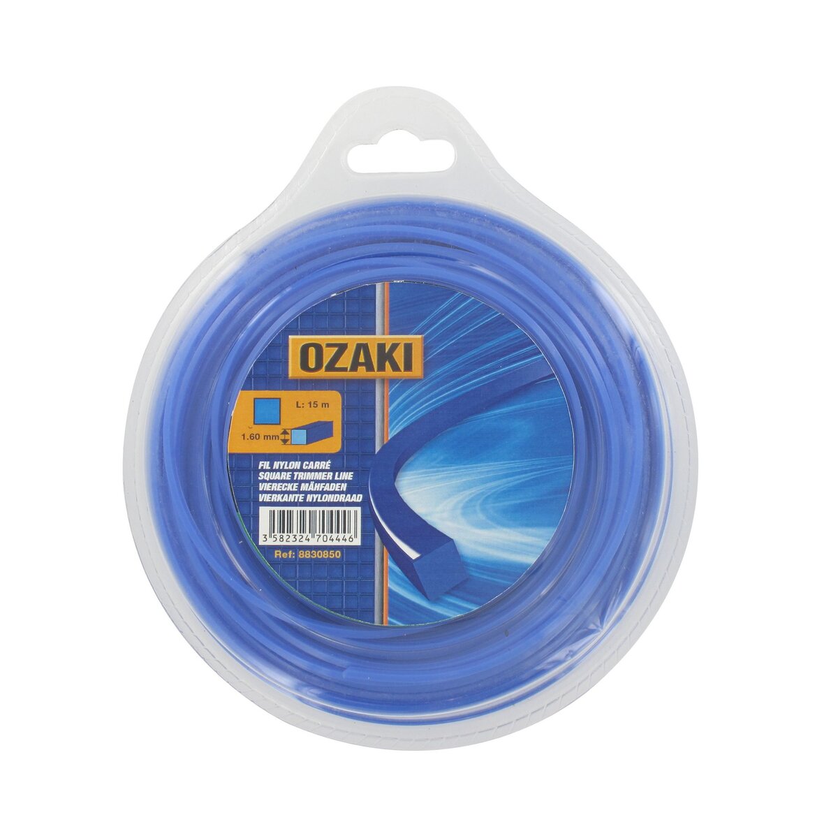OZAKI Fil nylon carré d. 3 mm
