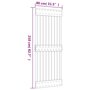 Voir la diapositive 6 : VIDAXL Porte coulissante et kit de quincaillerie 80x210 cm pin massif
