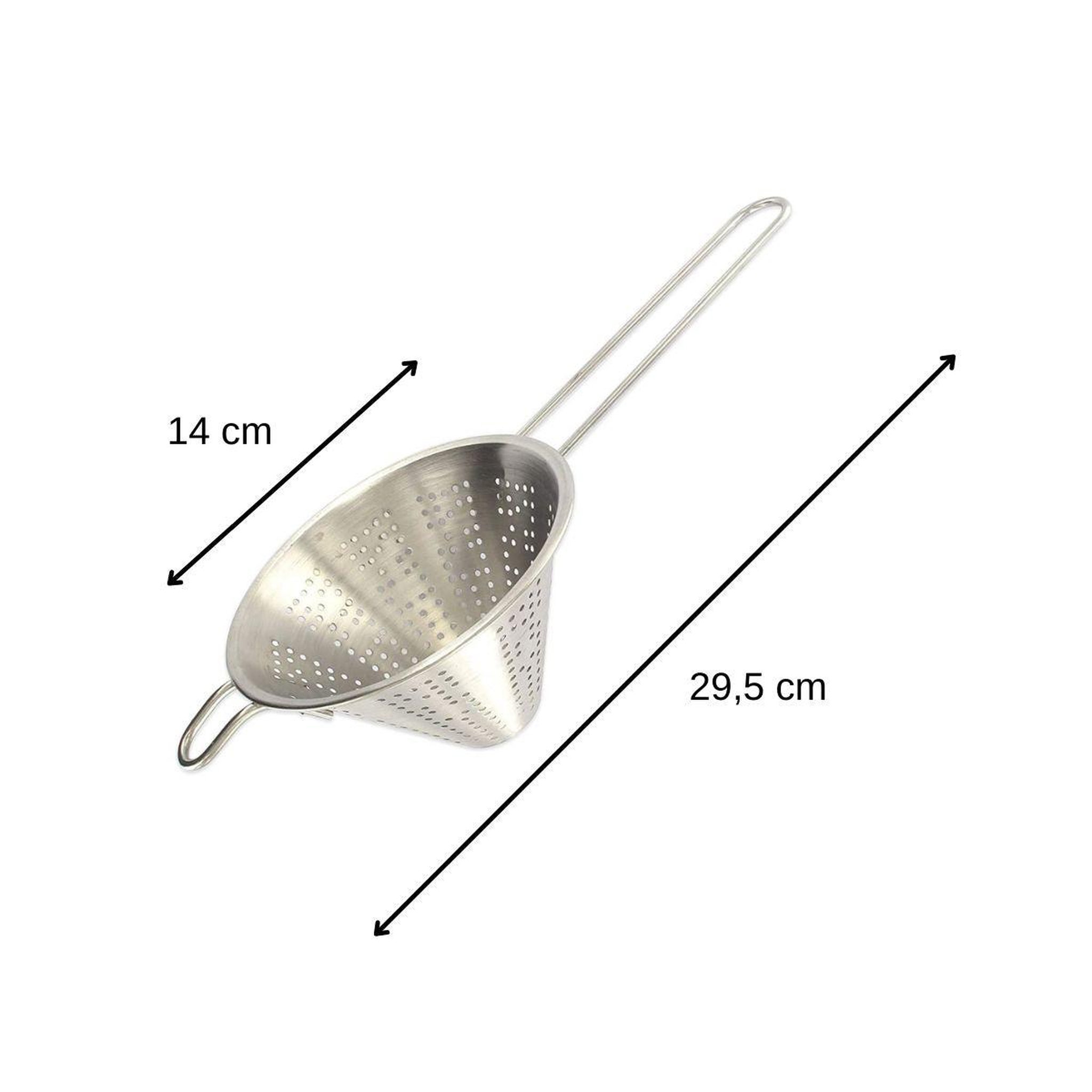 Voir la diapositive 5 : Fackelmann Duo passoire tamis 19 cm et chinois conique 30 cm fackelmann basic