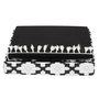 Voir la diapositive 4 : Paris Prix Pouf Pliable & Coffre  Mirage  38cm Noir & Blanc