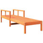 Voir la diapositive 2 : VIDAXL Chaise longue cire marron 199,5x62x55 cm bois massif de pin