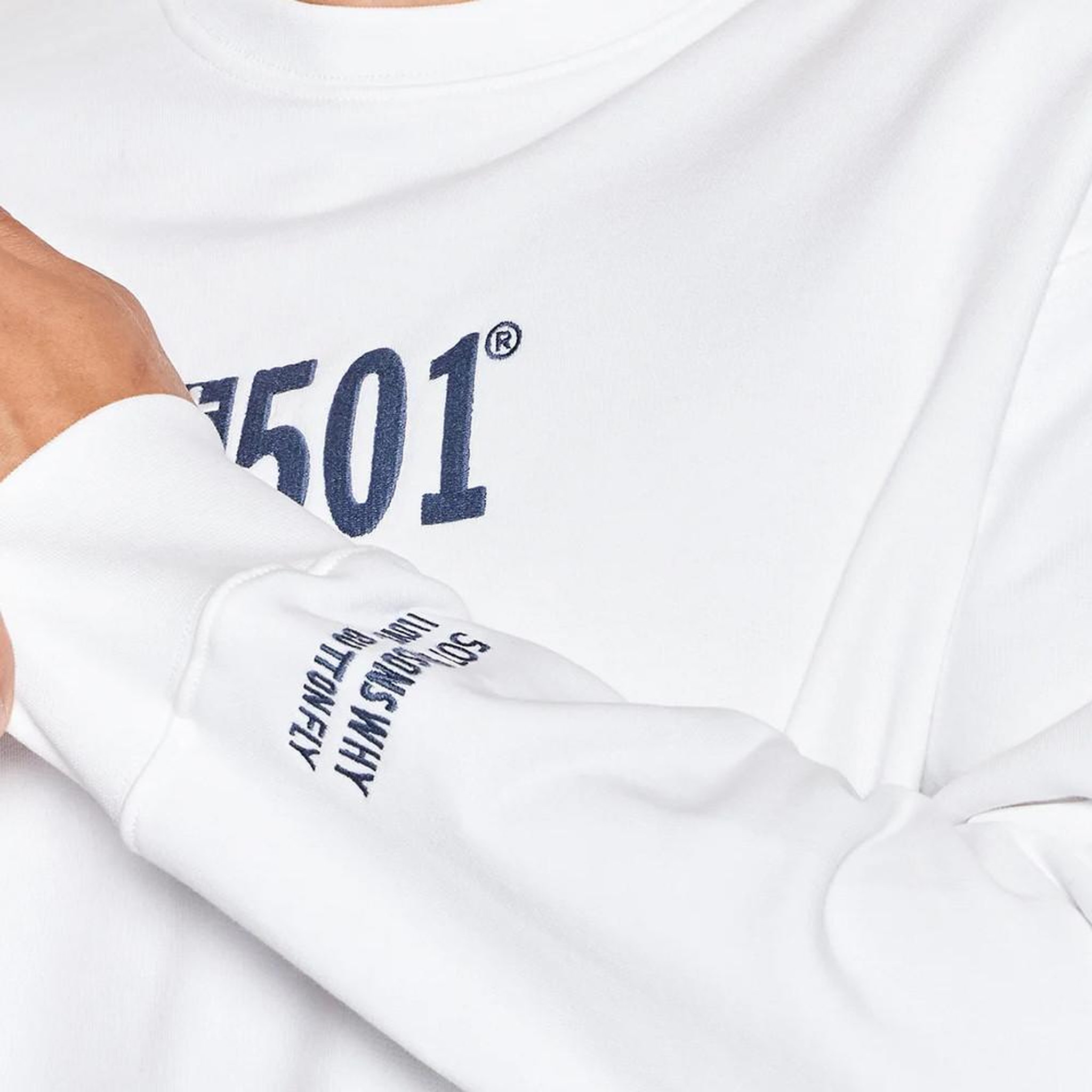 Voir la diapositive 4 : Levi's Sweat Blanc Homme Levis Relaxed Graphic