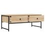 Voir la diapositive 5 : VIDAXL Table basse chene sonoma 101x49x39,5 cm bois d'ingenierie