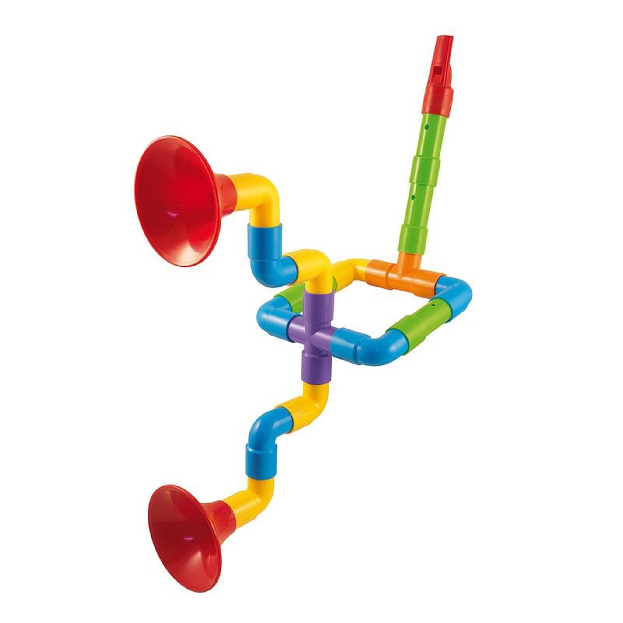 Voir la diapositive 3 : Quercetti Quercetti Tubes Buildingset saxophone, 24dlg.