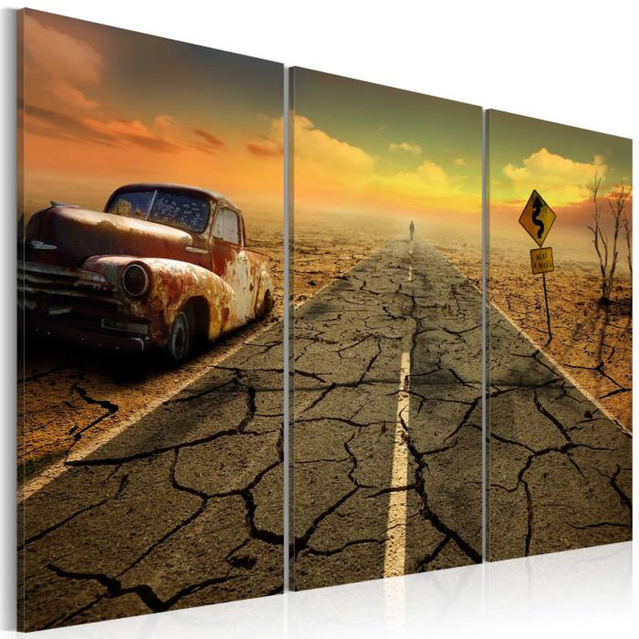 Paris Prix Tableau Imprimé  On the Desert. Coloris disponibles : Multicolore
