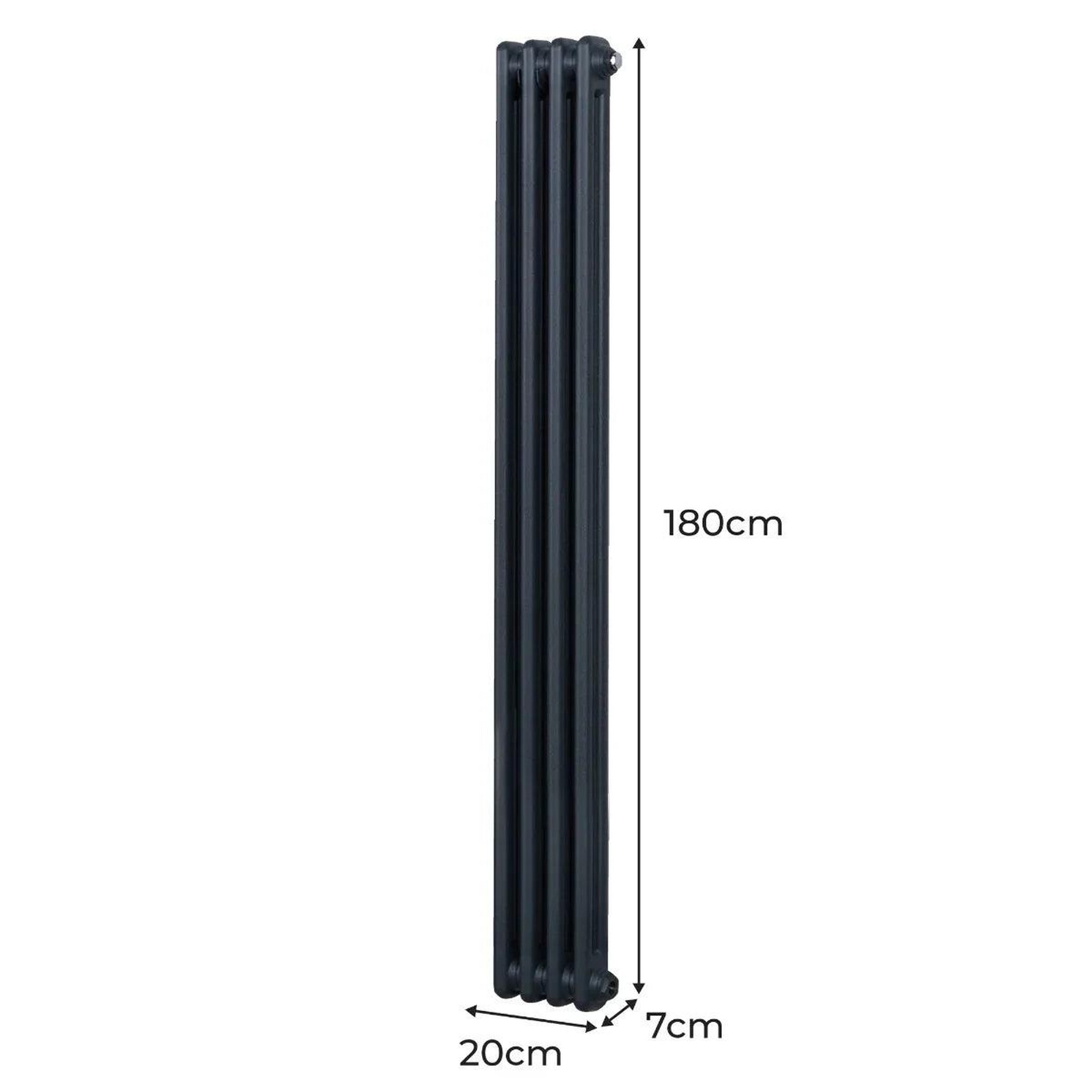 Voir la diapositive 5 : MONSTERSHOP Radiateur traditionnel à 2 colonnes – 1800 x 202 mm
