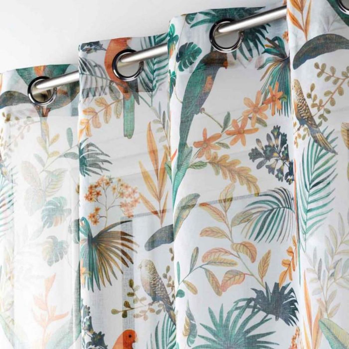 Paris Prix Rideau Voilage à Œillets  Panis  140x240cm Blanc