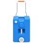 Voir la diapositive 2 : VIDAXL Reservoir d'eau sur roues pour camping 25 L Bleu