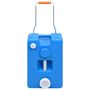 Voir la diapositive 2 : VIDAXL Reservoir d'eau sur roues pour camping 25 L Bleu