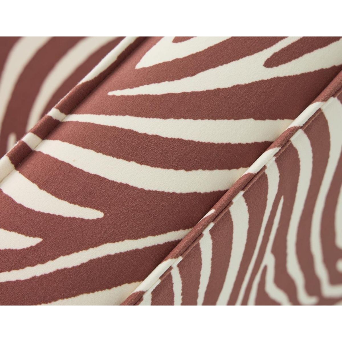 LISA DESIGN Charlie - fauteuil zèbre en velours