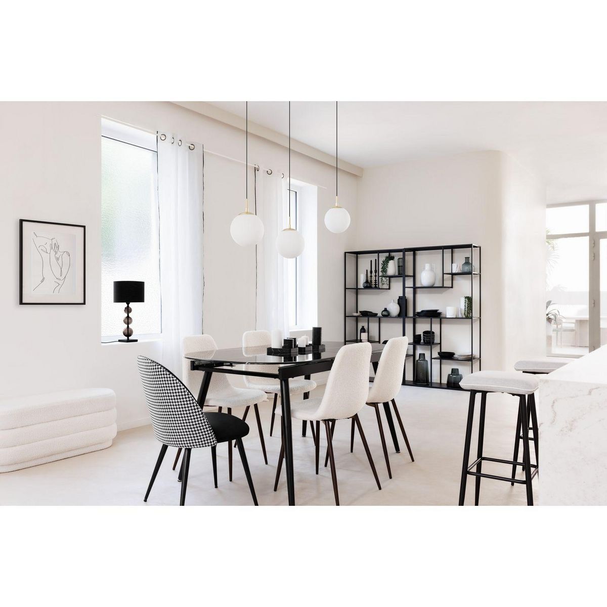 ATMOSPHERA Rideau en 100% lin LINAH