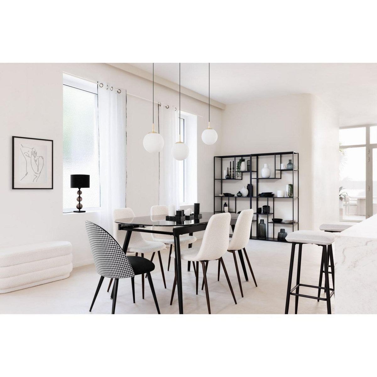 ATMOSPHERA Rideau en 100% lin LINAH