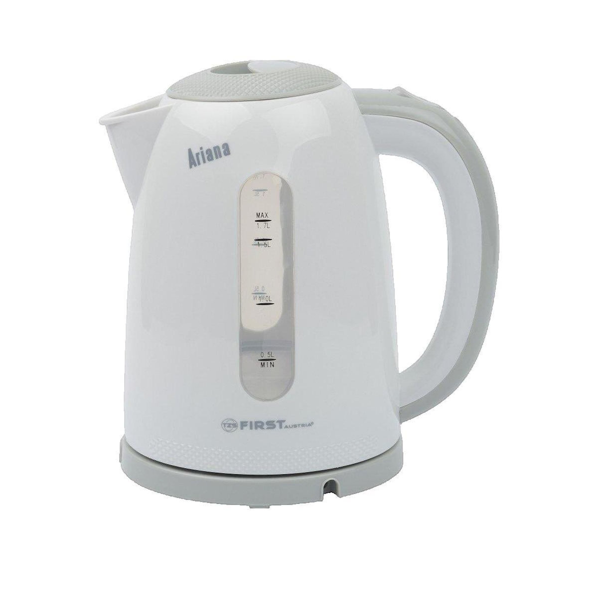MA PREMIERE MONTRE Bouilloire électrique First Austria 1,7 litres Blanc-gris