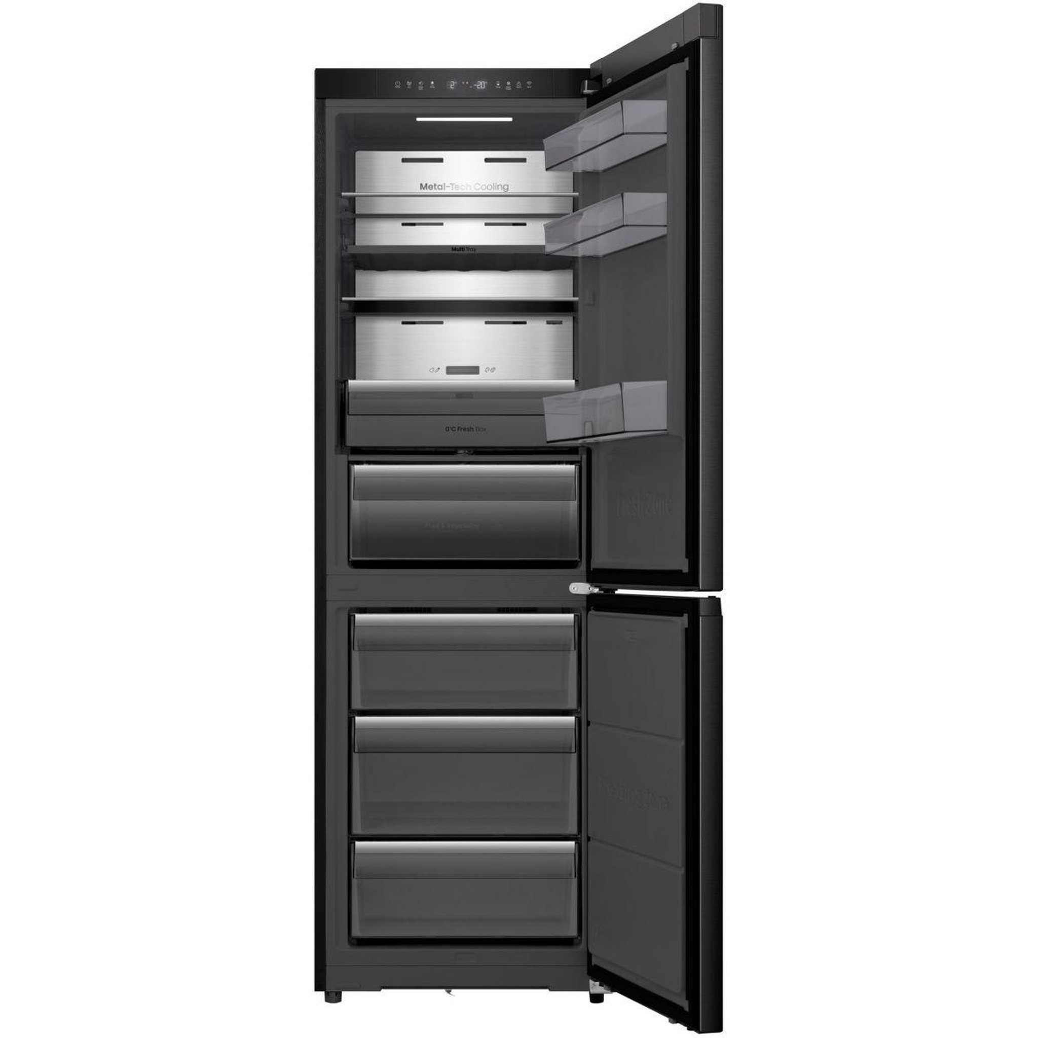 Voir la diapositive 3 : Hisense Réfrigérateur combiné rb5k330gsfc freshfit enchâssable