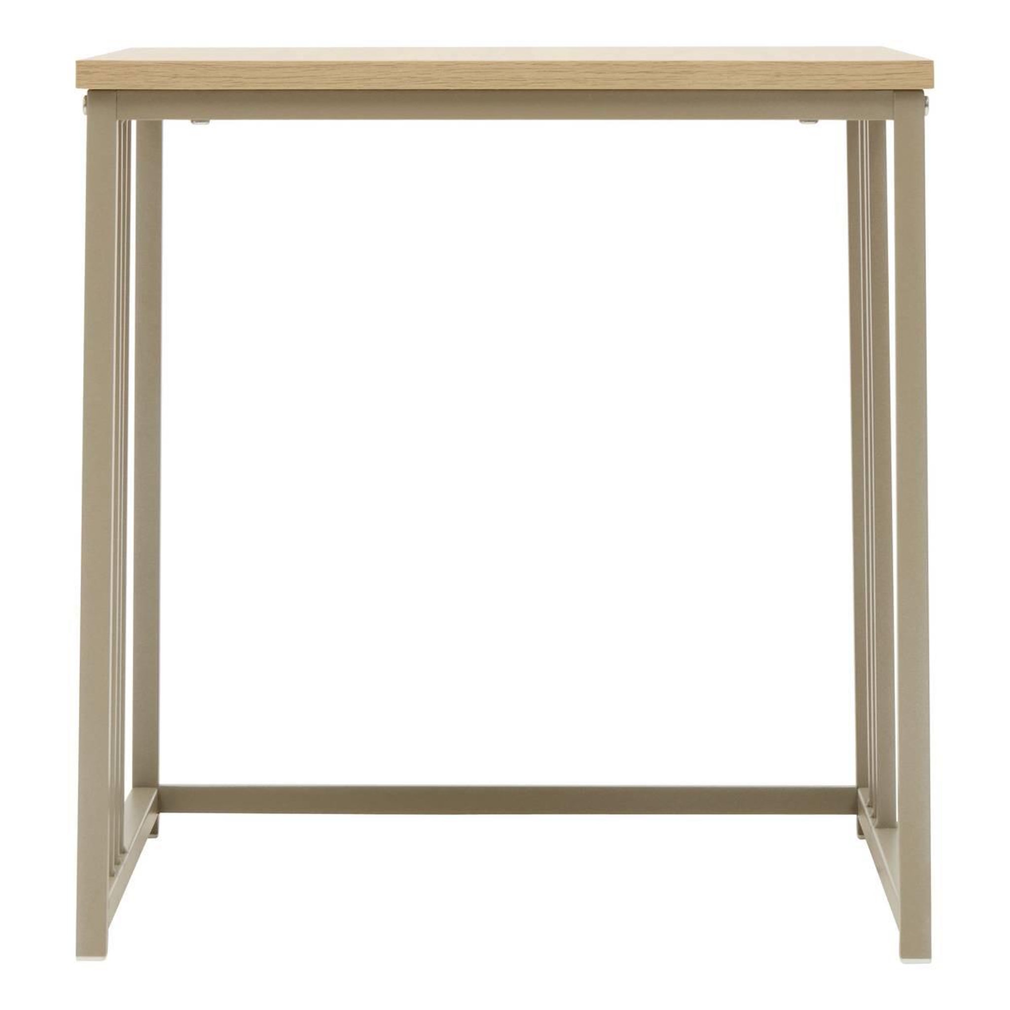 Voir la diapositive 4 : FIVE Lot de 2 Tables d'Appoint Gigognes  Duna  45cm Sable