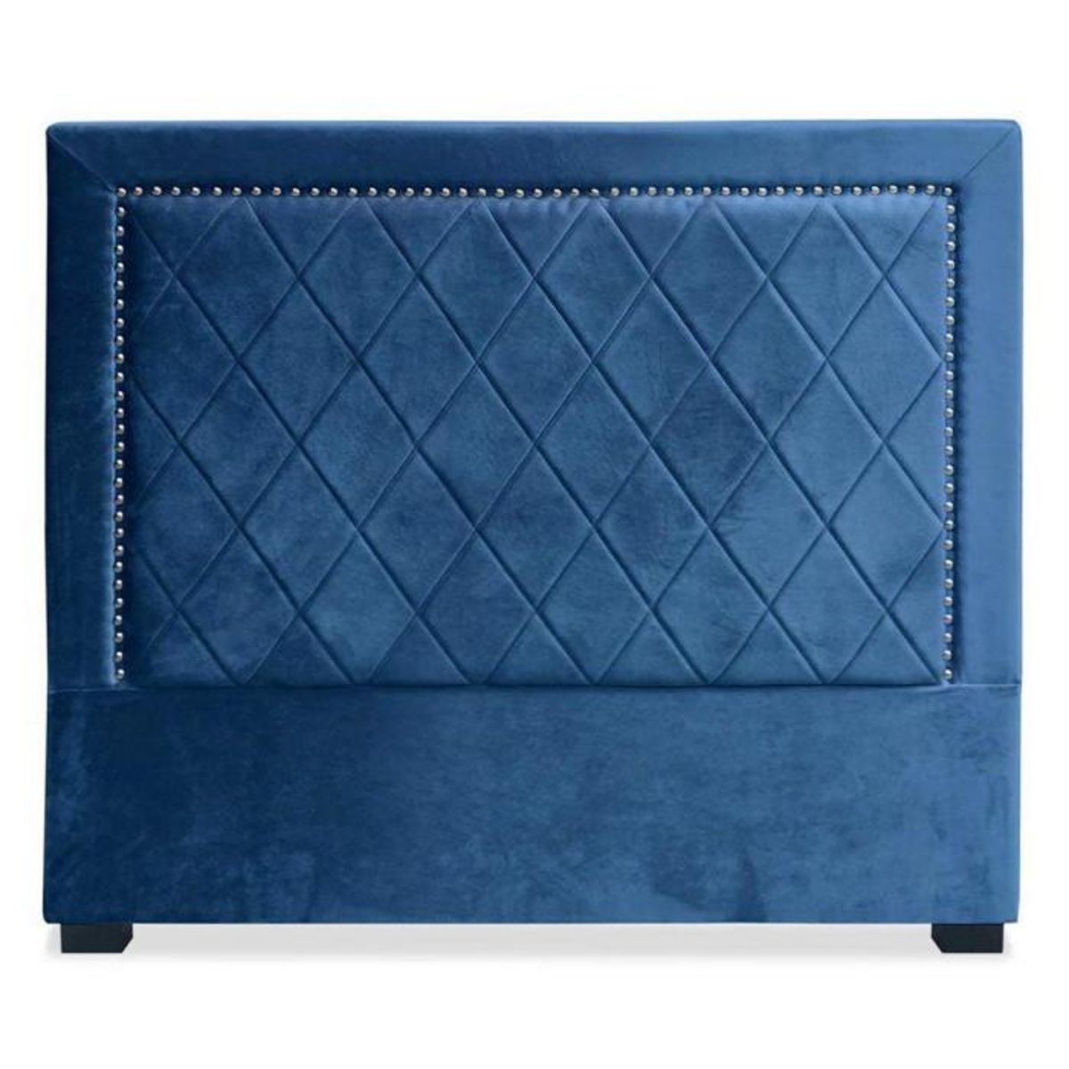 Paris Prix Tête de Lit Design en Velours  Sofia  140cm Bleu