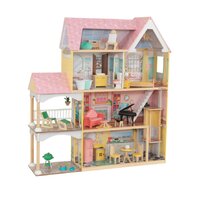 KidKraft - Maison de poupée en bois Purrfect Pet, 16 accessoires