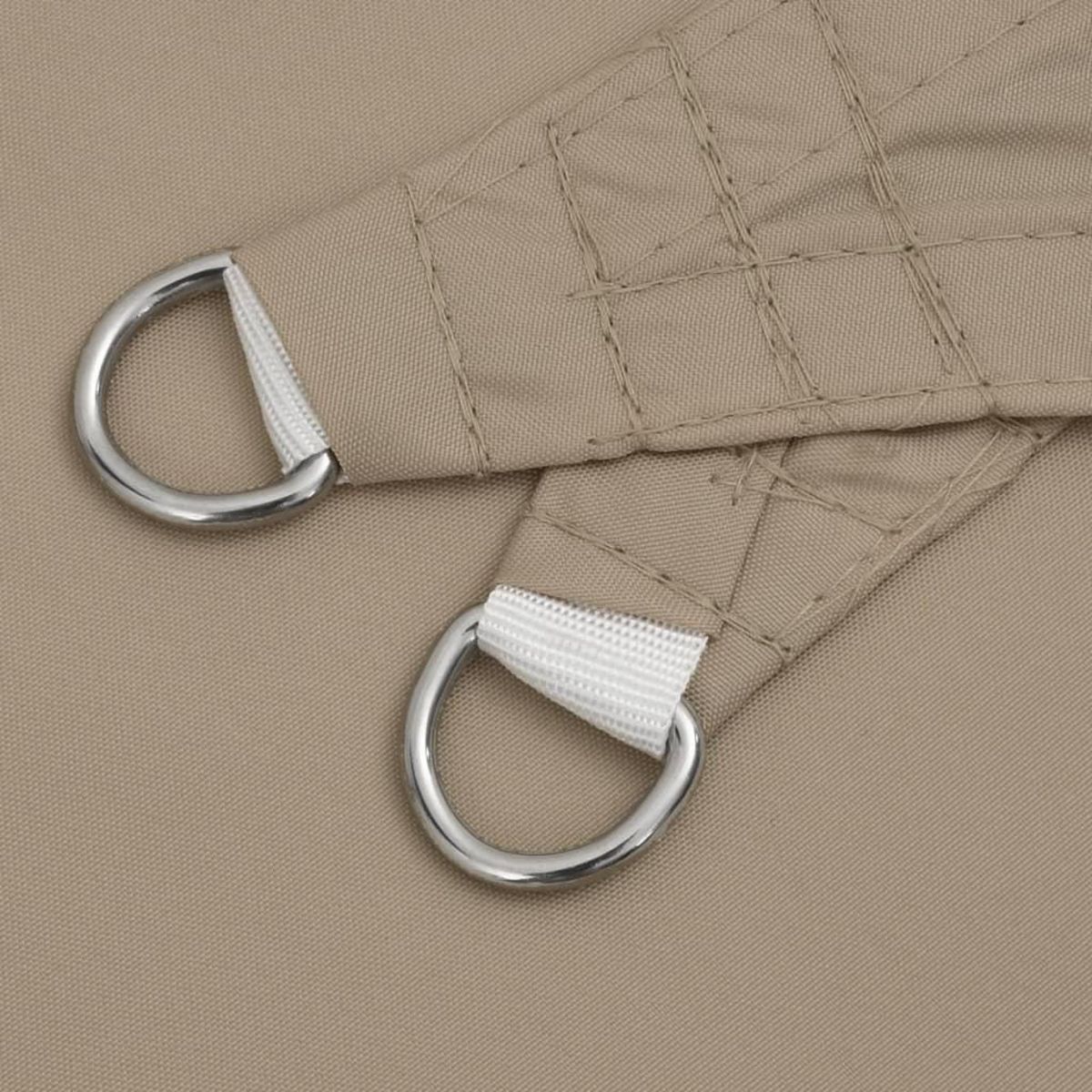 VIDAXL Voile de parasol tissu oxford carre 3,6x3,6 m taupe