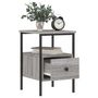 Voir la diapositive 4 : VIDAXL Table de chevet sonoma gris 34x36x50 cm bois d ingénierie