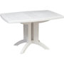 Voir la diapositive 1 : GRILL ME Table de Jardin pliante en résine VEGA - GROSFILLEX - 118 x 77 cm Blanc