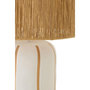 Voir la diapositive 2 : Paris Prix Lampe à Poser à Rayures  Irvin  60cm Naturel & Blanc