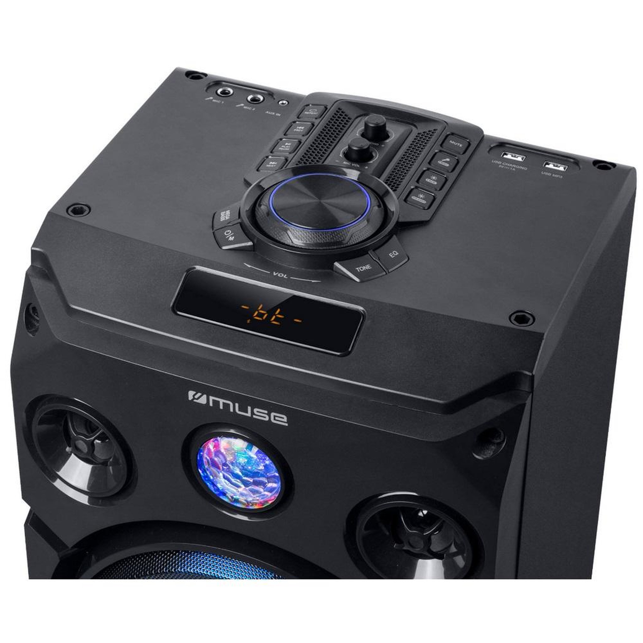 Voir la diapositive 3 : Muse Mini-chaîne 400w noir avec bluetooth - m1935dj