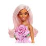 Voir la diapositive 4 : BARBIE Barbie - Poupée Barbie Fashionistas Robe Sans Bretelle Rose avec accessoires - Barbie - HYT94