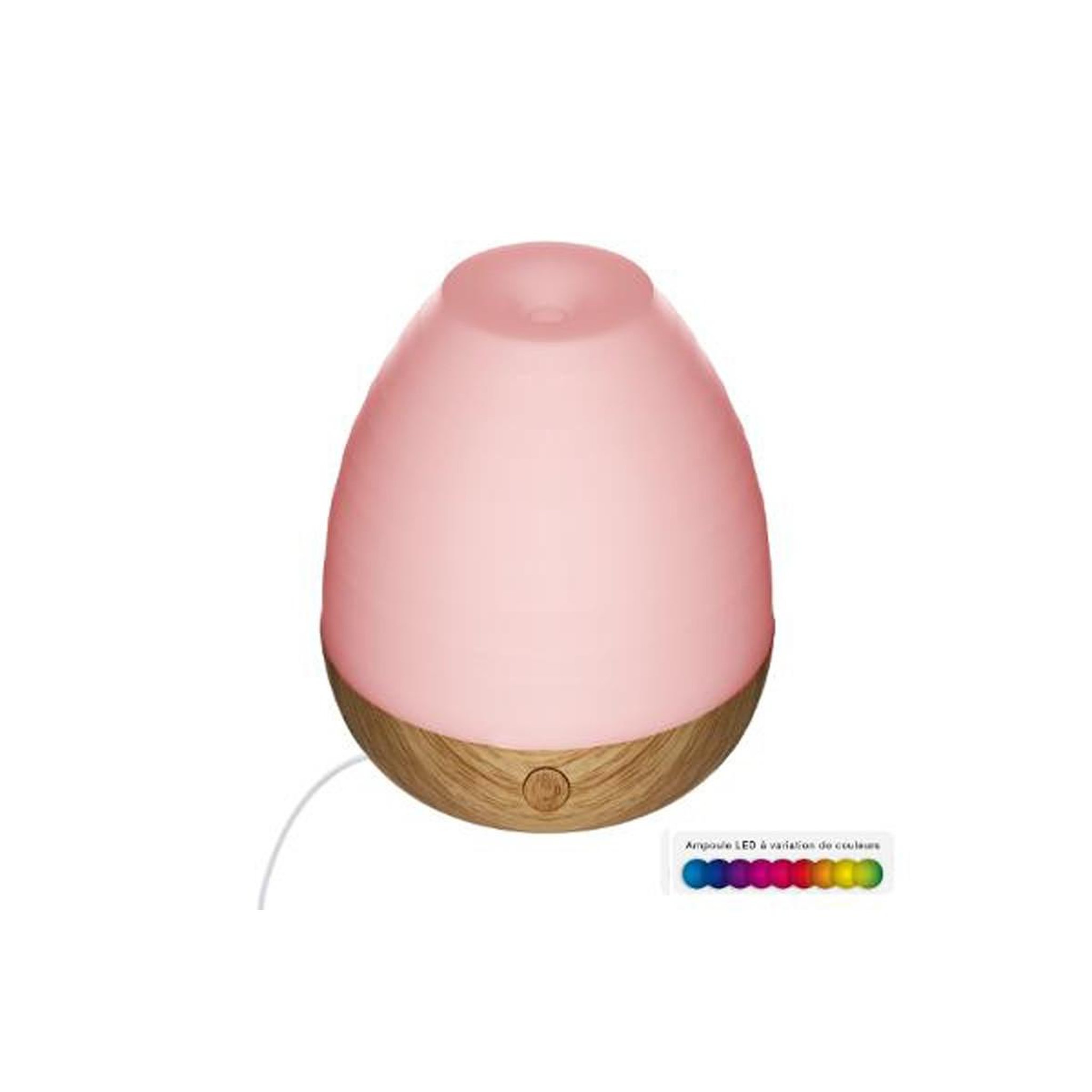 Voir la diapositive 1 : ATMOSPHERA Diffuseur d'Huiles Essentielles LED 12cm Blanc