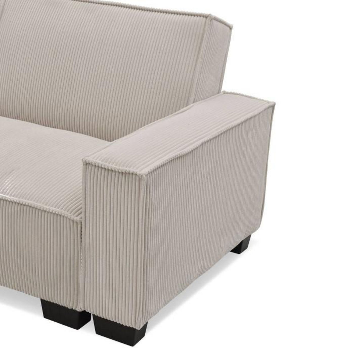 Paris Prix Canapé d'Angle Réversible Convertible  Hester  293cm Beige
