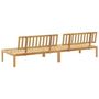 Voir la diapositive 5 : VIDAXL Canapes centraux palette de jardin 2 pcs bois massif d'acacia