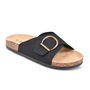 Voir la diapositive 1 : OZABI OZABI Sandales Mule Boucle Ronde Nubuck Noir Beige