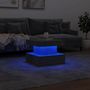 Voir la diapositive 5 : VIDAXL Table basse avec lumieres LED gris beton 50x50x40 cm