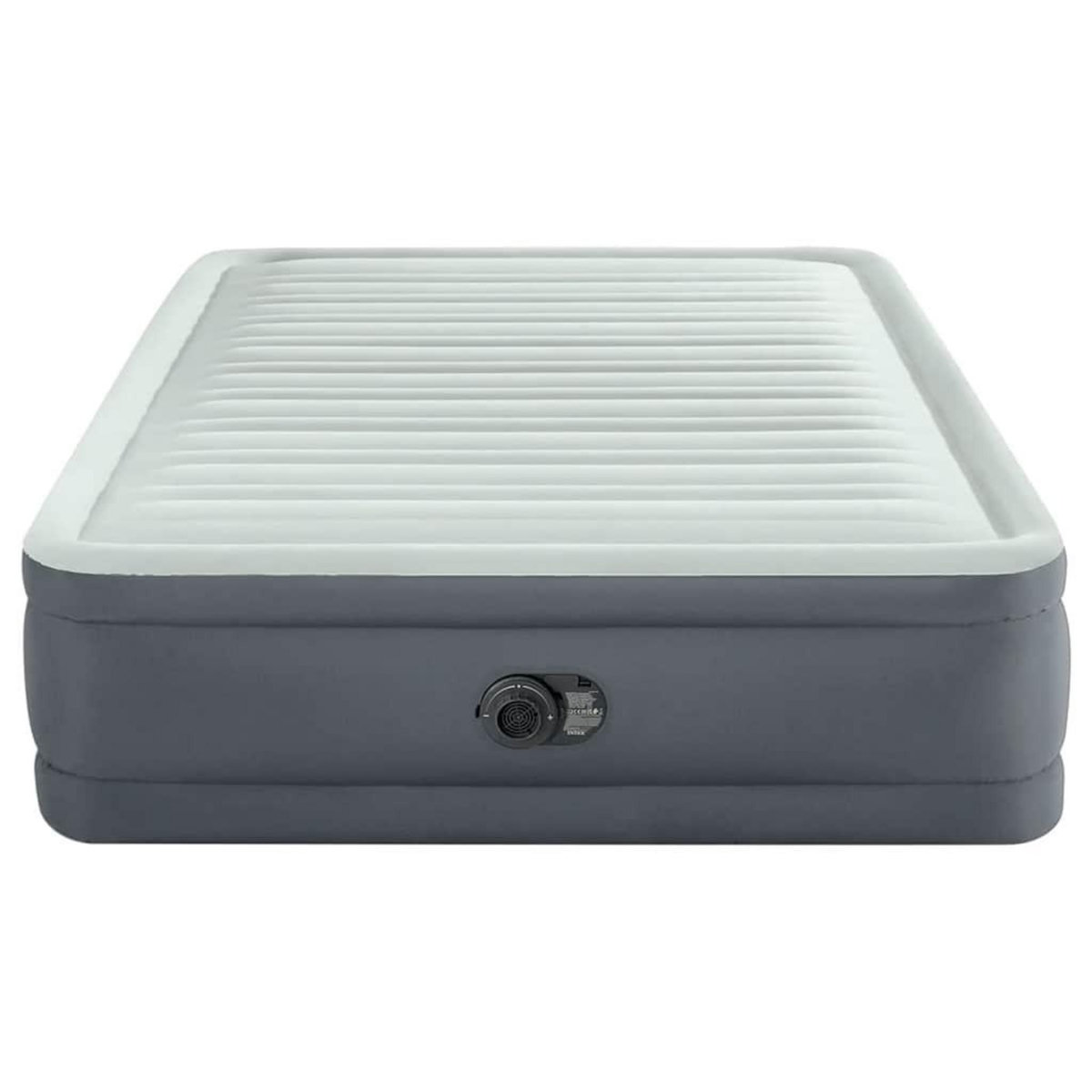 INTEX Intex Lit gonflable PremAire blanc et gris Queen Size 152x203x46 cm