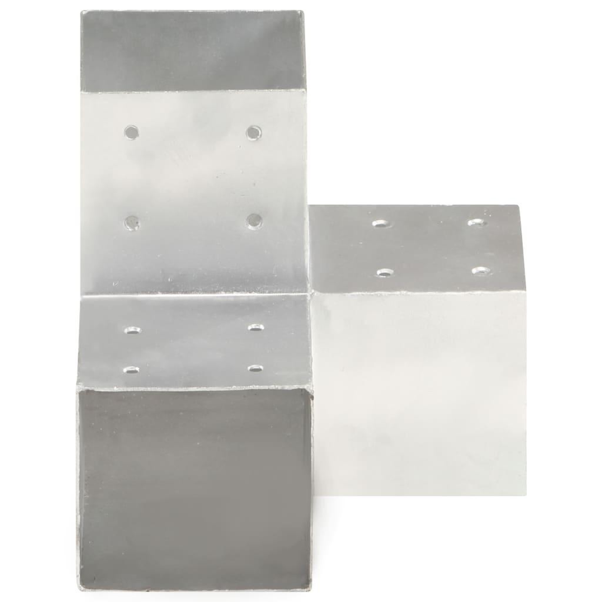 Voir la diapositive 2 : VIDAXL Connecteur de poteau Forme en Y Metal galvanise 101x101 mm