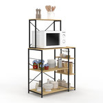 ID MARKET Etagère de cuisine DETROIT support micro-ondes multi-étagères