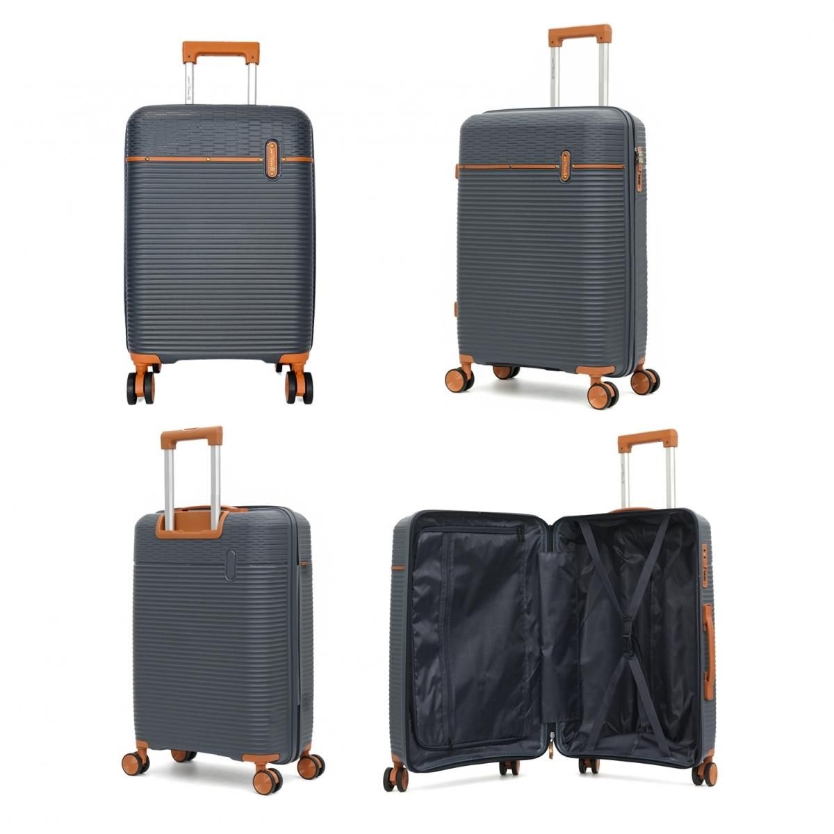 Bleucerise Valise cabine rigide Travel Light TSA 57cm Polypropylène