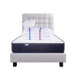 LUXURY LITERIE Ensemble literie mousse, Nuage Ferme, Gris. Coloris disponibles : Gris