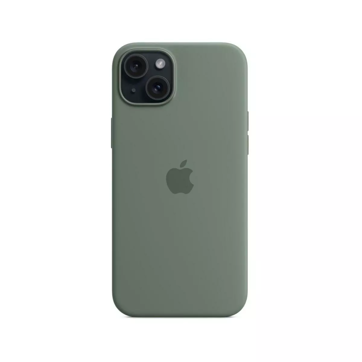 APPLE Coque iPhone 15 Plus MagSafe silicone Cyprès